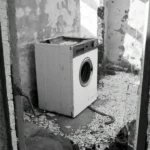 Non mettere la lavatrice troppo attaccata al muro